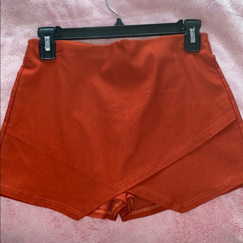 SOLD - Burnt Red Skort